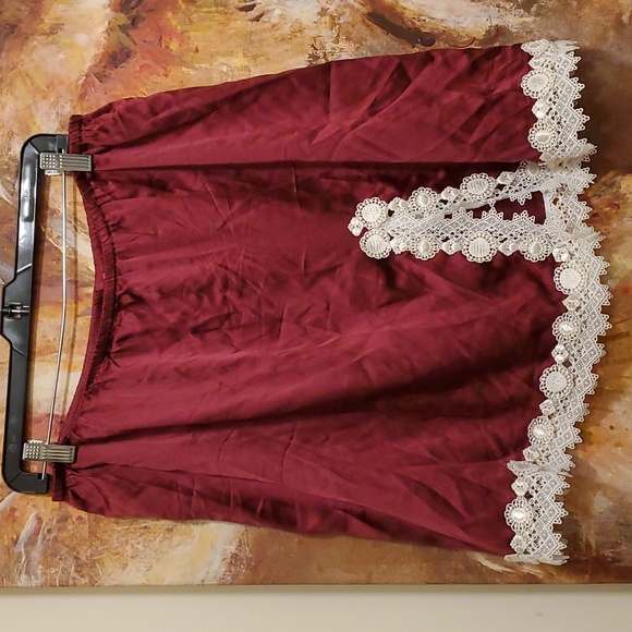 Sz 48 NWT $745 Giamba skirt with lace